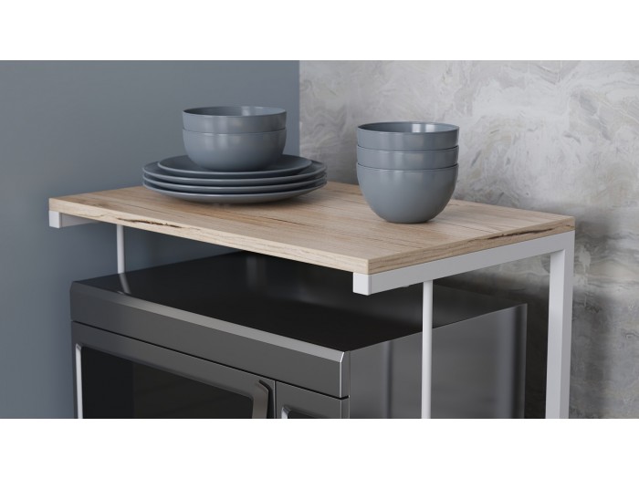 Помощна етажерка за кухня Kitchen 301 (сан марино/бяло)